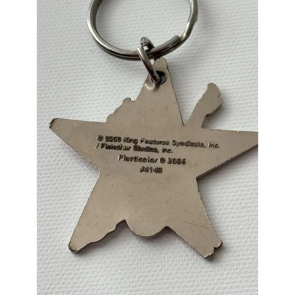 Betty Boop Star PlastiColor‎ Keychain 2006 Used